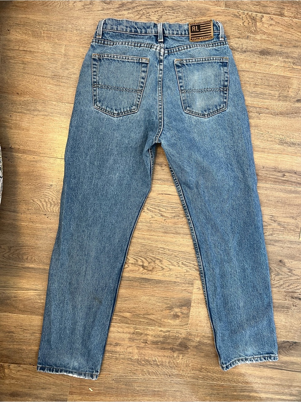 VNTG‎ Polo Ralph Lauren Women’s Relaxed Fit Blue Jeans 30 x 30